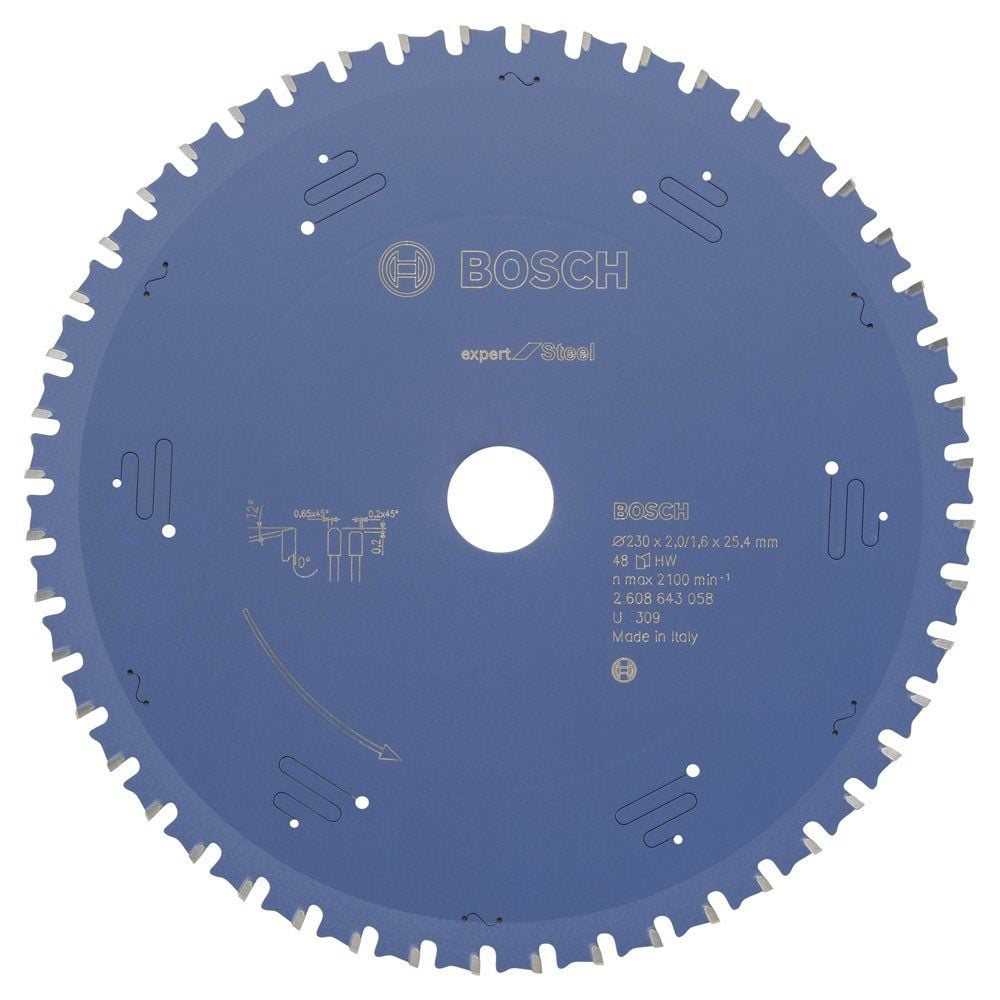 Bosch - Expert Serisi Metal için Daire Testere Bıçağı 235*25,40 mm 48 Diş