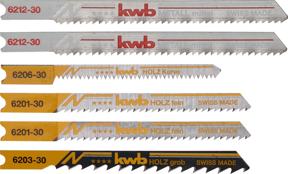 Kwb Dekupaj Testere Bıçak Seti 6 Parça Kutulu 49625630