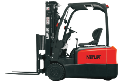 Netlift EP Serisi 3 Teker 1.8 Ton 4,8M Elektrikli Forklift FFT4800MM YERLİ AKÜ