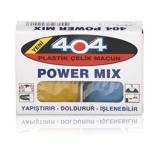 404 Powermix Plastik Çelik Macun Kaynak 80gr
