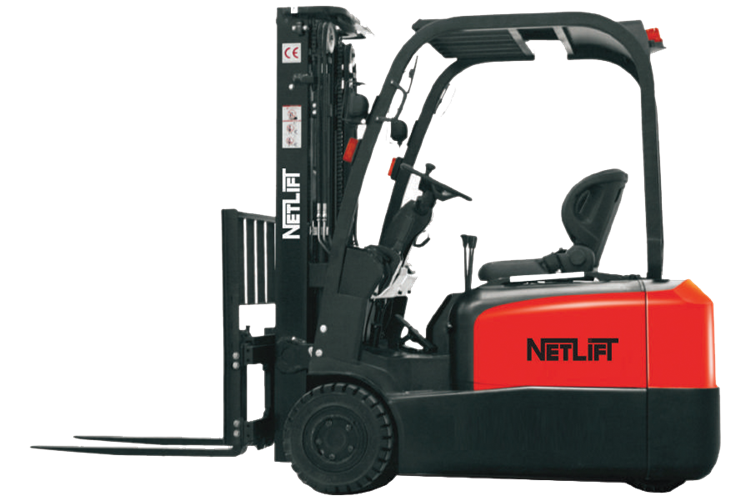 Netlift EP Serisi 3 Teker 1.8 Ton 6M Elektrikli Forklift FFT6000MM