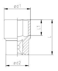 İzeltaş 1/2 lokma anahtar 10mm 1113061010