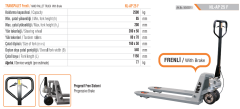Netlift Manuel 2.5 Ton Transpalet NL-AP 25 F 50500010