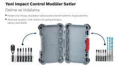 Bosch - Impact Control Serisi Çift Taraflı Vidalama Ucu 8'liPH2/PZ2 *65mm + Mıknatıslı Tutucu