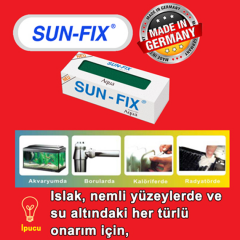 SUN-FIX Macun Kaynak 50 gr, AQUA, 1 Adet