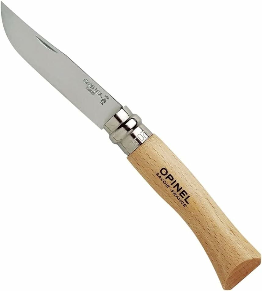 Opinel Inox 7 No Kayın Saplı Paslanmaz Çelik Çakı OP-000693