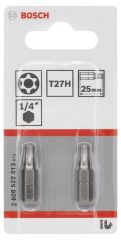 Bosch - Extra Hard Serisi Security-Torx® Vidalama Ucu T27H*25 mm 2li