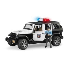 Bruder Jeep Wrangler U.R. Polis Aracı Ve Memur BR02526