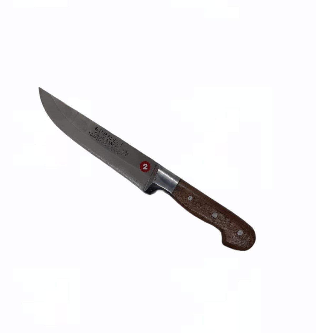 Sürmeli Dövme Çelik Kasap Bıçağı No:2