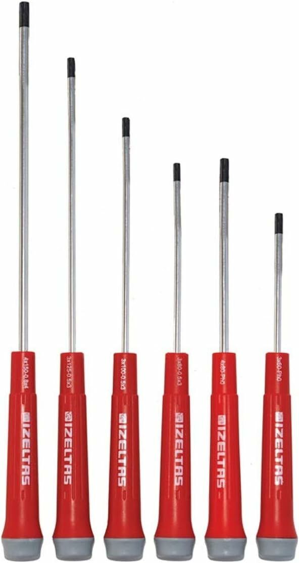 İzeltaş 4530 00 1006 Elektronikçi Klemens Torx Uçlu Tornavida Seti