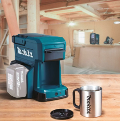 Makita DCM501Z Akülü Kahve Makinesi 18V Solo Model (Akü ve Şarj Cihazı hariç)