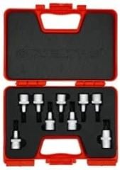 İzeltaş 1113 00 6009 Lokmalı Torx Uç Takımı 1/2'' 9 Parça