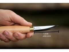 Sivri Ahşap Kuksa Kaşık Oyma Bıçağı 7,5cm