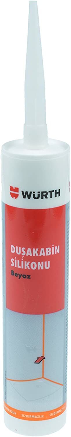 Würth Duşakabin Silikonu 310 ml - Beyaz