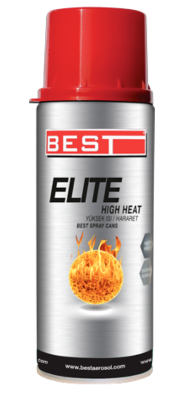 Best Elite Yüksek Isı Boyası Eko Kırmızı 400ML