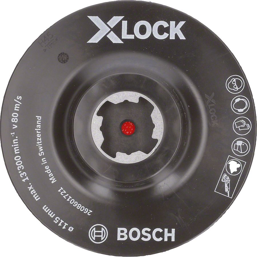 Bosch - X-LOCK - 115 mm M14 Kağıt Zımparalar için Taban