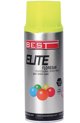 Best Elite Floresan Sarı Sprey Boya 400ml 258-01