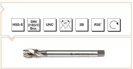 3/4''x10 unc norm.vid.helis mak.klav.2183/c MTE