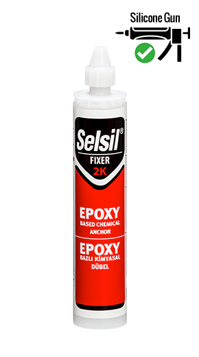 Selsil 2k epoxy bazlı kimyasal dübel 300ml 4031