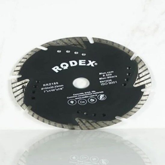 RODEX TURBO ELMAS KESME DİSKİ 180MM RRZ180