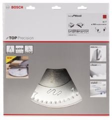 Bosch - Best Serisi Hassas Kesim Ahşap için Daire Testere Bıçağı 300*30 mm 60 Diş