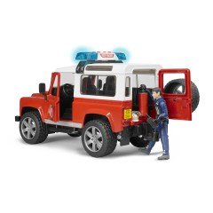 Bruder Land Rover İtfaiye Aracı ve İtfaiye Memuru (BR02596)