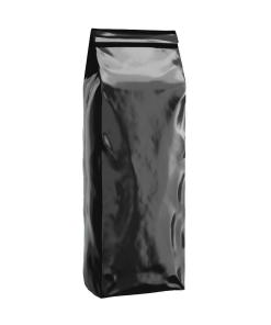 Yan Körüklü Siyah Kahve Torbası 10x34cm  (100 ADET)