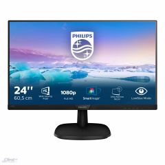 PHILIPS 243V7QDSB/00 23.8'' W-LED IPS VGA DVI HDMI MONİTÖR