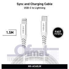 MINIX MX-AC60LW TYPE-C TO LIGHTNING KABLO 150CM ( BEYAZ)