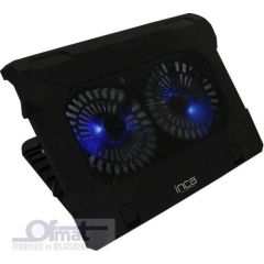 INCA INC-321RX ERGONOMİK ÇİFT FAN USB SESSİZ NOTEBOOK STAND+SOĞUTUCU SİYAH