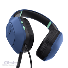 TRUST GXT415B KULAKLIK (KOBALT MAVİ)-ÇOK HAFİF -OYUNCU KULAKLIK