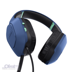 TRUST GXT415B KULAKLIK (KOBALT MAVİ)-ÇOK HAFİF -OYUNCU KULAKLIK