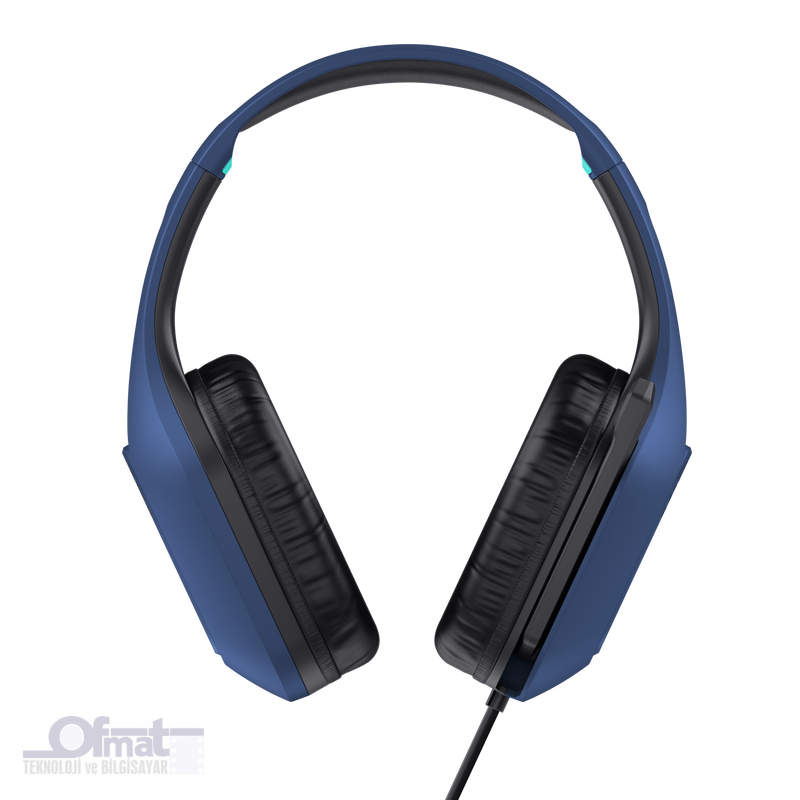 TRUST GXT415B KULAKLIK (KOBALT MAVİ)-ÇOK HAFİF -OYUNCU KULAKLIK