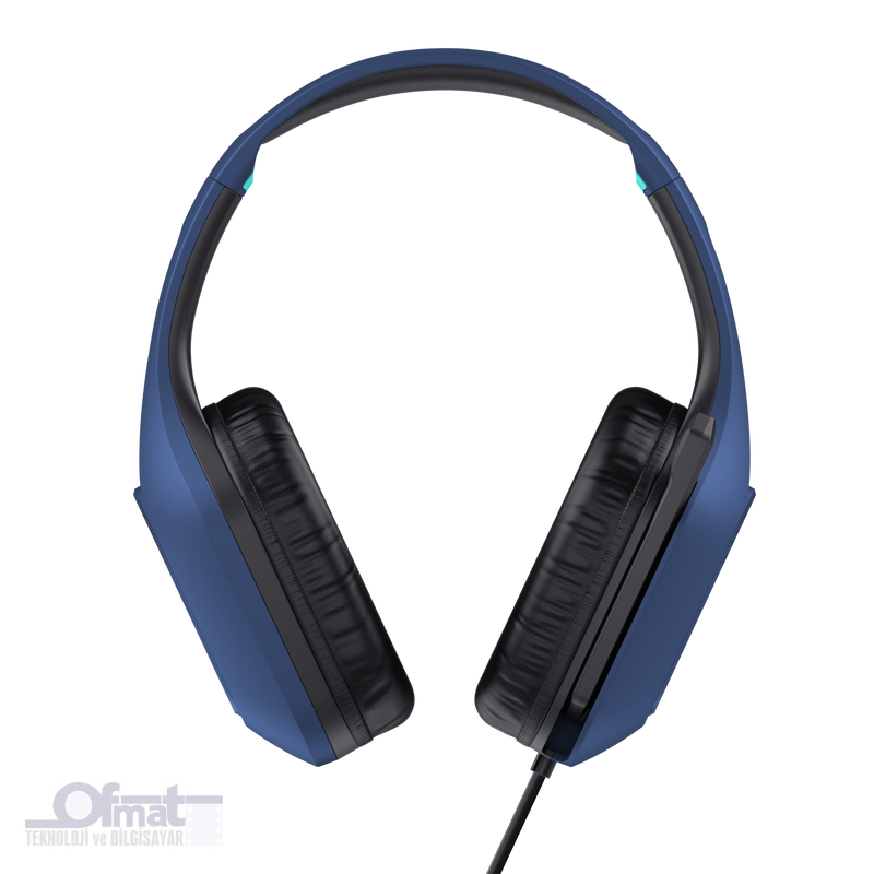 TRUST GXT415B KULAKLIK (KOBALT MAVİ)-ÇOK HAFİF -OYUNCU KULAKLIK