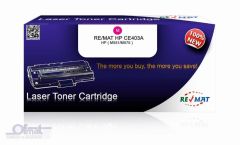 REMAT HP CE403A (507A) - 6000 SYF KIRMIZI MUADİL TONER %100 YENİ