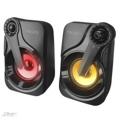 MIKADO MD-X27 2.0 MULTIMEDİA 3W*2 SIYAH 5V USB LED IŞIKLI SPEAKER HOPARLÖR