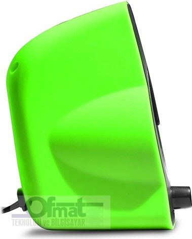 RAMPAGE RMS-G7 FALSETTO 2.0 6WATT RGB LEDLİ GAMİNG USB SPEAKER -YEŞİL