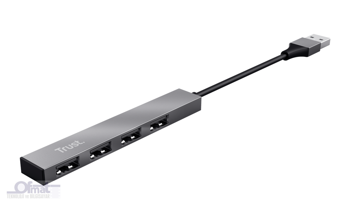 TRUST 23786 HALYX 4-PORT MINI USB HUB (USB ÇOĞALTICI)