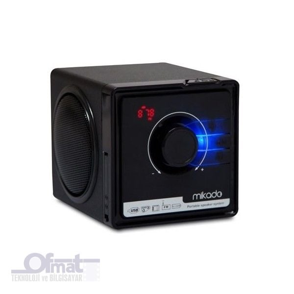 MİKADO BT-236 3W+3W SİYAH SD+MMC+FM DESTEKLİ BLUETOOTH MÜZİK KUTUSU