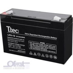 TTEC 6V 12AH BAKIMSIZ KURU AKÜ