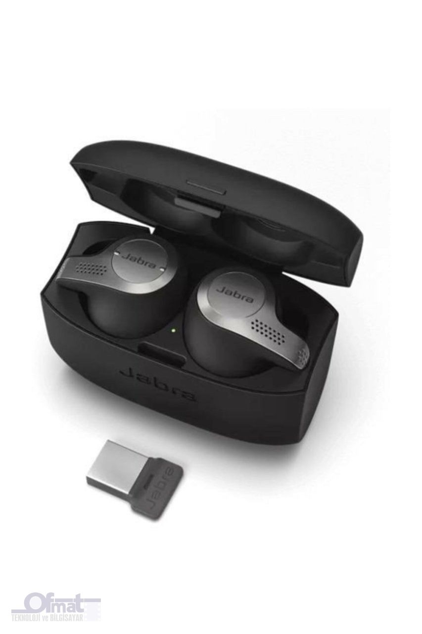 JABRA EVOLVE 65T LINK 370 MS TITANIUM BLUETOOTH KULAKLIK