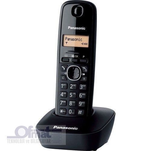 PANASONİC KX TG1611 DECT TELEFON SİYAH_GRİ
