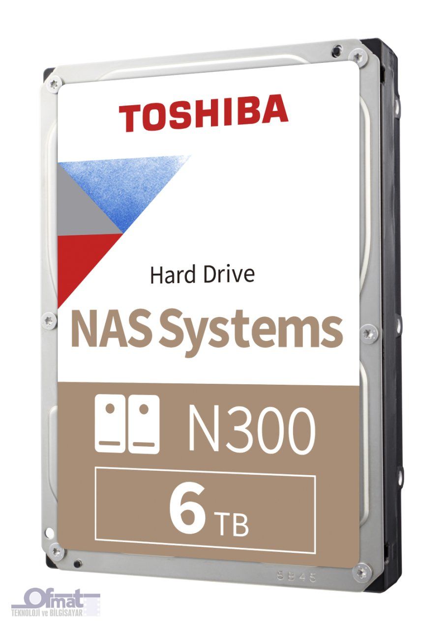 TOSHIBA N300 SERİSİ NAS DİSKİ 6TB HDWG460UZSVA