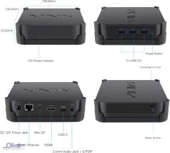 MINIX NEO J50C-8SE INTEL CELERON J4125 8GB DDR4 240SSD MINI PC