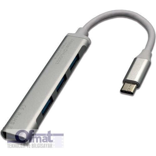DEXIM DHU0003 ELITE USB-C TO 4-PORT USB-A ÇOĞALTICI