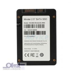 HIKVISION DISK SSD 480GB SATA2.5'' 540-470 MB/S HS-SSD-MINDER(S)/480G