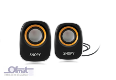 SNOPY SN-120 2.0 BEYAZ/SARI USB SPEAKER