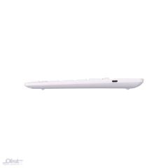 EVEREST KB-BT82 BEYAZ/GÜMÜŞ BLUETOOTH ULTRA İNCE+ŞARJLI Q MAC/WİN/ANDROID/IOS UYUMLU KABLOSUZ KLAVYE