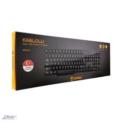 EVEREST KB-517U SİYAH USB Q STANDART KLAVYE
