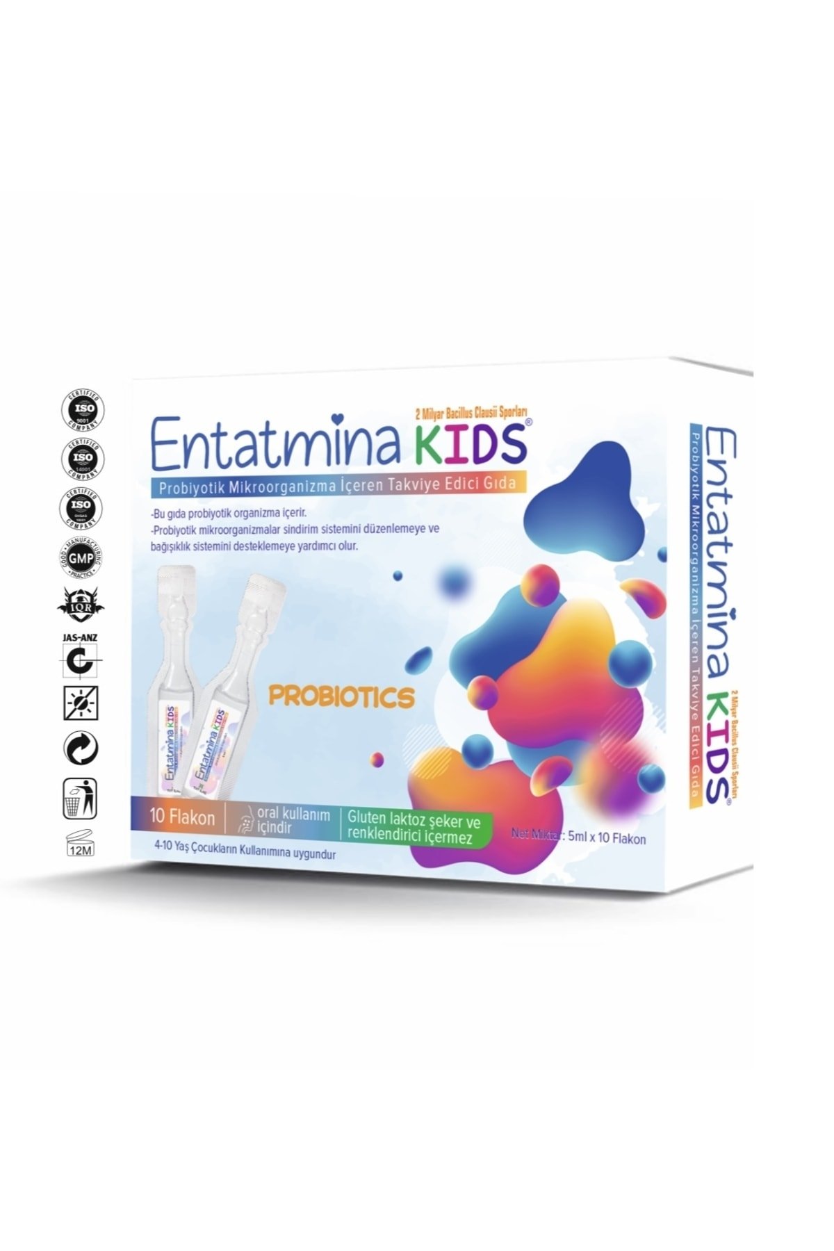 Entatmina kids 10 Flakon Probiyotik